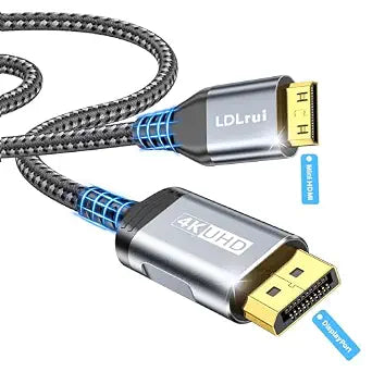 DisplayPort to Mini HDMI Cable 4K@60Hz Unidirectional DP to Mini HDMI 6.6FT