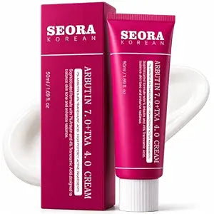 Seora Korean Brightening Cream for Face & Body, Arbutin & Niacinamide Facial Cream, Seora Arbutin Cream for Dark Spots Appearance, Uneven Skin Tone & Daily Hydration, Lightweight Moisturizer