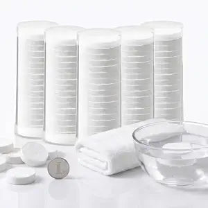 AK-SHIP Disposable Hot Face Towel Towel Refills for Hot Facial Towel Dispenser Works with Portable or Standard Towel Warmer For Spa Travel Home Daily Face Care(100 PSC)