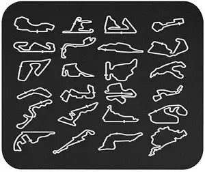 Mouse Pad 9.5"x8" Formula 1 Mousepad Gift for F1 Enthusiasts Fans