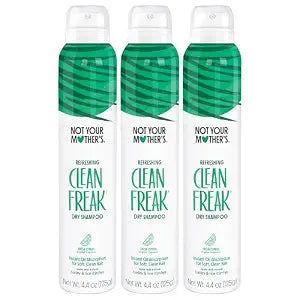 Not Your Mother's Clean Freak Original Dry Shampoo (3-Pack) - 4.4 oz Each - Instant Oil Absorption for Soft, Clean Hair - Fresh Citrus - Body Building Hair Refresh Between Washes