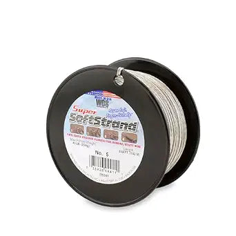 SuperSoftstrand Picture Hanging Wire - Shop Spool - 500 ft - #5, 43 lb