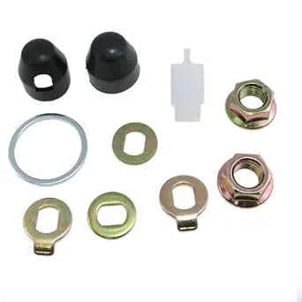 9 Piece M14 Bicycle Axle Nut Kit for Electric Bike Hubs