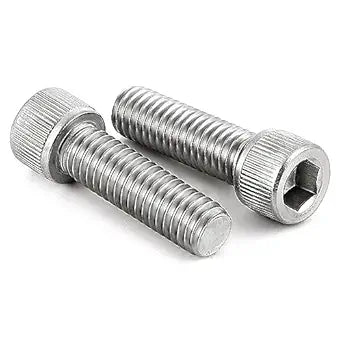 5/16-18 x 1" (1/2" to 3" Available) Socket Head Cap Screws, Allen Socket Drive, Stainless Steel 18-8, Bright Finish, Full Thread, Pack of 25