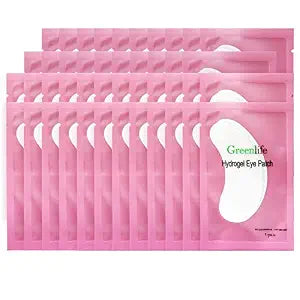 GreenLife 300 Pairs Eye Pads, 100% Naturel Eyelash Extension Under Eye Gel Pads patches kit Collagen with Aloe Vera Hydrogel Eye Patches set for Eyelash Extension Supplies Tools (50 150 300 Pairs)
