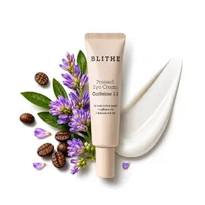 BLITHE Caffeine Eye Cream for Morning Puffiness & Dark Circles 0.67 Fl Oz