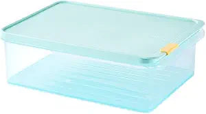 LocknLock Freezer Fit Plastic Freezer Containers | Stackable Food Storage for Meal Prep | Microwave & Dishwasher Safe | BPA Free Freezer Container with Lid, 2.2L