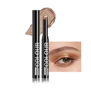 Nude Neatural Eyeshadow Stick Long-Lasting Waterproof Eye Brightener Pencil Blendable High Pigmented Eyeliner for Women (07# Nude Neatural)
