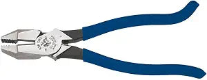 Klein Tools D213-9ST High-Leverage Ironworkers Pliers, Spring Load, 9-Inch