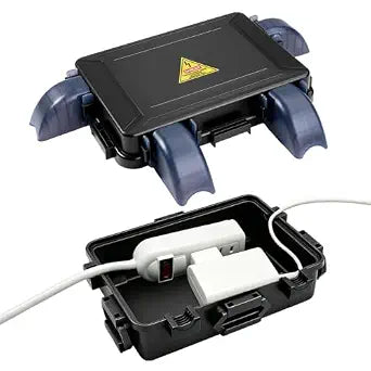 Small Outdoor Electrical Box,IP54 Waterproof Extension Cord Cover