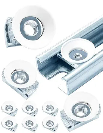 SIHAI Strut Channel Cone Nuts, Galvanized Unistrut Hardware Twirl Nuts, Cone Nut for 1-5/8" Superstrut Channels Solar Panels Mounting or DIY (12, 1/4"-20)