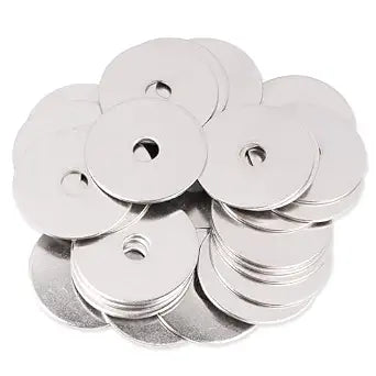 5/16" x 1-1/2" Fender Washers, 30PCS 304 Stainless Steel Flat Washers Large OD Flat SS Oversized Washers for Screws Bolts Hardware (5/16" x 1-1/2" 30PCS)