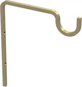 National Hardware Extended Utility Wall Hook, 9 in, Steel, Brushed Gold