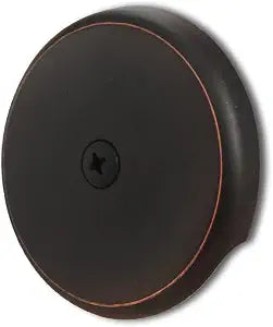 Single Hole Bathtub Drain Overflow Plate with One Matching Screws, Easy to Install, Venetian Bronze