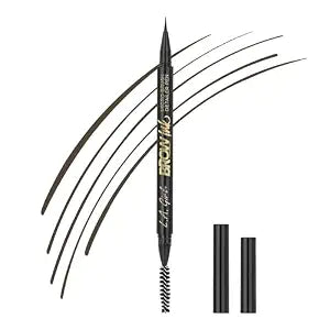 L.A. Girl Brow Ink Micro Brush Detailer Pen, Soft Brown GBP345