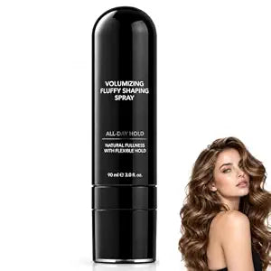 Blue Fragrance fluffy hair shaping spray, Peach Scented volumizing hair spray for Lightweight, Hair Styling Products, Everyday Hairstyle Setting for All Hair Types (1PCS)
