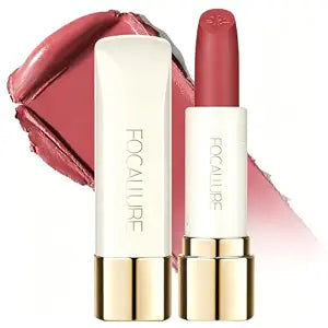 FOCALLURE Matte Lipstick - Hydrating & Waterproof, Rose Pink 203