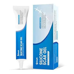 100% Silicone Scar Gel, Advanced Scar Removal Cream, 0.63oz (18g)