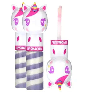 Lip Smacker Lippy Pals Swirls Unicorn, Flavored Moisturizing & Smoothing Soft Shine Lip Balm, Hydrating & Protecting Fun Tasty Glossy Finish, Cruelty-Free & Vegan - Unicorn Frosting (Pack of 2)