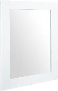 Ruomeng Wall Mirror Rectangle Decorative Mirror 12x16 Inch, White