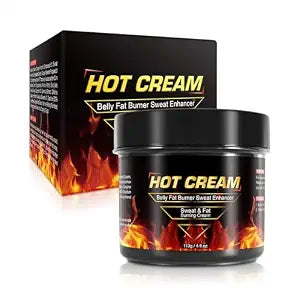 Hot Sweat Cream ��� Workout Sweat Enhancer for Belly & Thighs ��� Gym Pre-Workout Body Sculpting Cream for Men & Women ��� Supports Sweat & Circulation