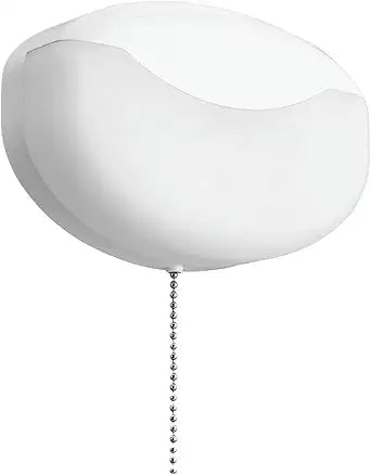 Lithonia Lighting FMMCL 840 S1 M4 4000K LED Flush Mount Closet Light with Pull Chain, White, 7"