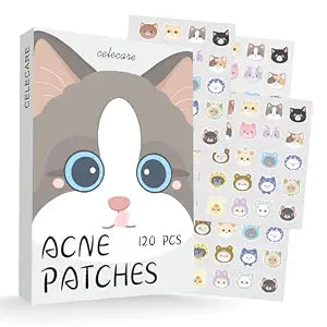 Cute Hydrocolloid Pimple Patches 20 Styles (120 Count)