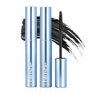Lash Casting Mascara Korean Formula: Volumizing & Lengthening Mascara for Women Sparce, Short or Straight Lash Daily Care - Clump-Free, Lightweight, Smudg-Proof & Waterproof for All-Day (2 Pcs)