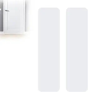 Dog Door Protector from Scratching, Steel Guard, Matte White 4"x16"