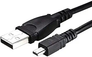 MasterStor Replacement Panasonic DMW-USBC1 USB Cable  Data Sync & Photo Transfer Lead for Panasonic Lumix DMC-FS, FX, FZ, G, LX, LZ, LS, TZ Series Cameras  5 Ft USB 2.0 Compatible Cable