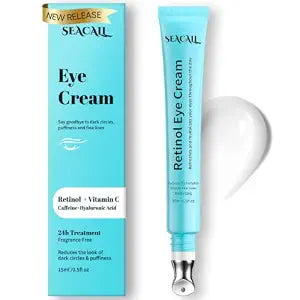 Retinol Eye Cream Caffeine & Hyaluronic Acid for Fine Lines