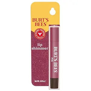 Burt's Bees Shimmer Lip Tint, Tinted Lip Balm Stick, Moisturizing for All Day Hydration with Natural Glowy Pigmented Finish & Buildable Color, Fig, 1 Tube, 0.09 oz.