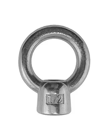 US STAINLESS Stainless Steel 316 Lifting Eye Nut 1/2" UNC Marine Grade Pitch of 13