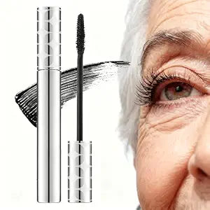 Lash Serum Mascara for Older Women, Korean Mascara Metal WandMascara(Black)