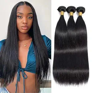 Straight Bundles Human Hair 16 16 16 Inch Brazilian Straight Hair Bundles