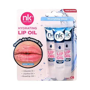 Nicka K New York, Hydrating Lip Oil, Clear, Nourishing Gloss