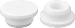 2pcs Silicone Sink Spillover Cap, Kitchen Bathroom Sink Overflow Hole Cover Round Rubber Basin Trim Ring Insert Plug for Hone Use
