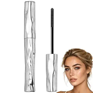 Volumizing Lengthening Smudge Proof Mascara, Waterproof Fibre Mascara, Tubular Eyelash Primer with Metal Wand, for Natural Daily Makeupï¿½ï¿½ï