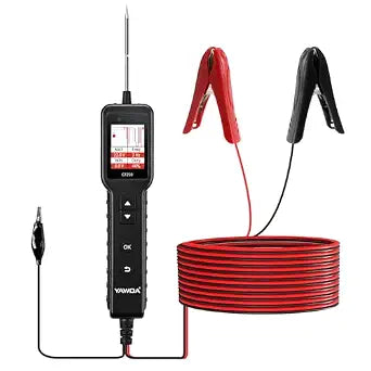 Power Circuit Probe,Colour screen12-24V DC Car Electrical System Diagnostic Test Tool,Electrical Short Open Breaker Circuit Finderand Component Activatedwith Multimeter Mode