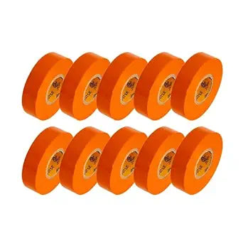 GTSE - Orange Electrical Tape 10 Rolls, 3/4in x 66ft, UL/CSA Listed