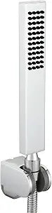 Asyas Hand Held Shower Sprayer Head with Adjustable Holder and Hose Set