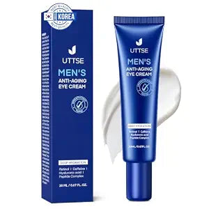 Men���s Anti Aging Eye Cream: With Caffeine, Retinol and Peptides ��� Eye Cream for Dark Circles, Puffiness & Wrinkles ��� 0.67 fl oz / 20 mL