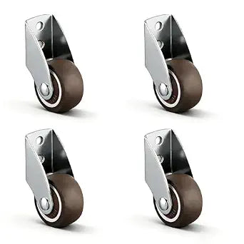 2" Rigid Caster Wheels, Small Door/Gate Support Wheel, Anti-Sag, 4Pack