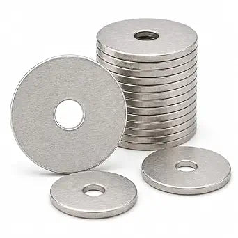 1/4 Rivet Washers, 100 PCs M6 304 Stainless Steel Reinforcement Bulk Pack Washers for Pop Blind Rivet Fastening