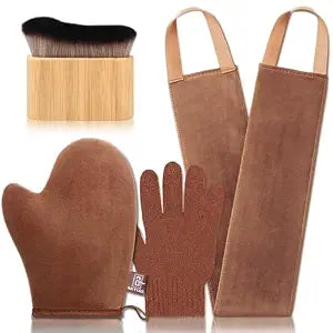 Tanning Mitt Self Tanner Mitt 4 Pack Self Tanning Mitt Self Tanner Brush Tanning Glove Self Tan Mitt Self Tanner Back Applicator Tanning Brush