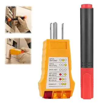 Grounding Tester Kit, Outlet Tester & Conductivity Pen