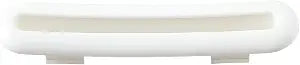 Kingston TC301W Bathtub Overflow Hole Cover, Matte White