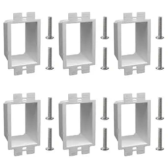 1-Gang BE1 Non-Metallic Electrical Power Outlet Box Extender, 6 Pack