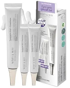 Mary&May Tranexamic Acid + Glutathione Under Eye Cream Set, 1.86 oz
