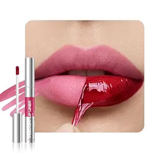 FeiCuiYun Peel Off Matte Liquid Lip Gloss Stain-Lip Liner, Pink Tattoo Peel Off Lip Stain, Long Lasting & Waterproof Lipstick Tattoo, Transfer-Proof Lip Gloss for All Skin Types, 01#Pink